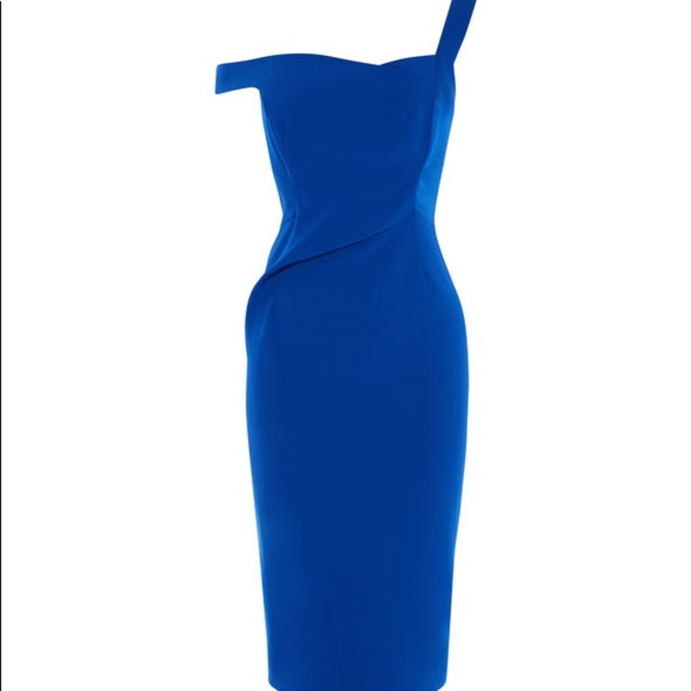 Karen Millen Asymmetric Bodycon Dress size 6 NWT